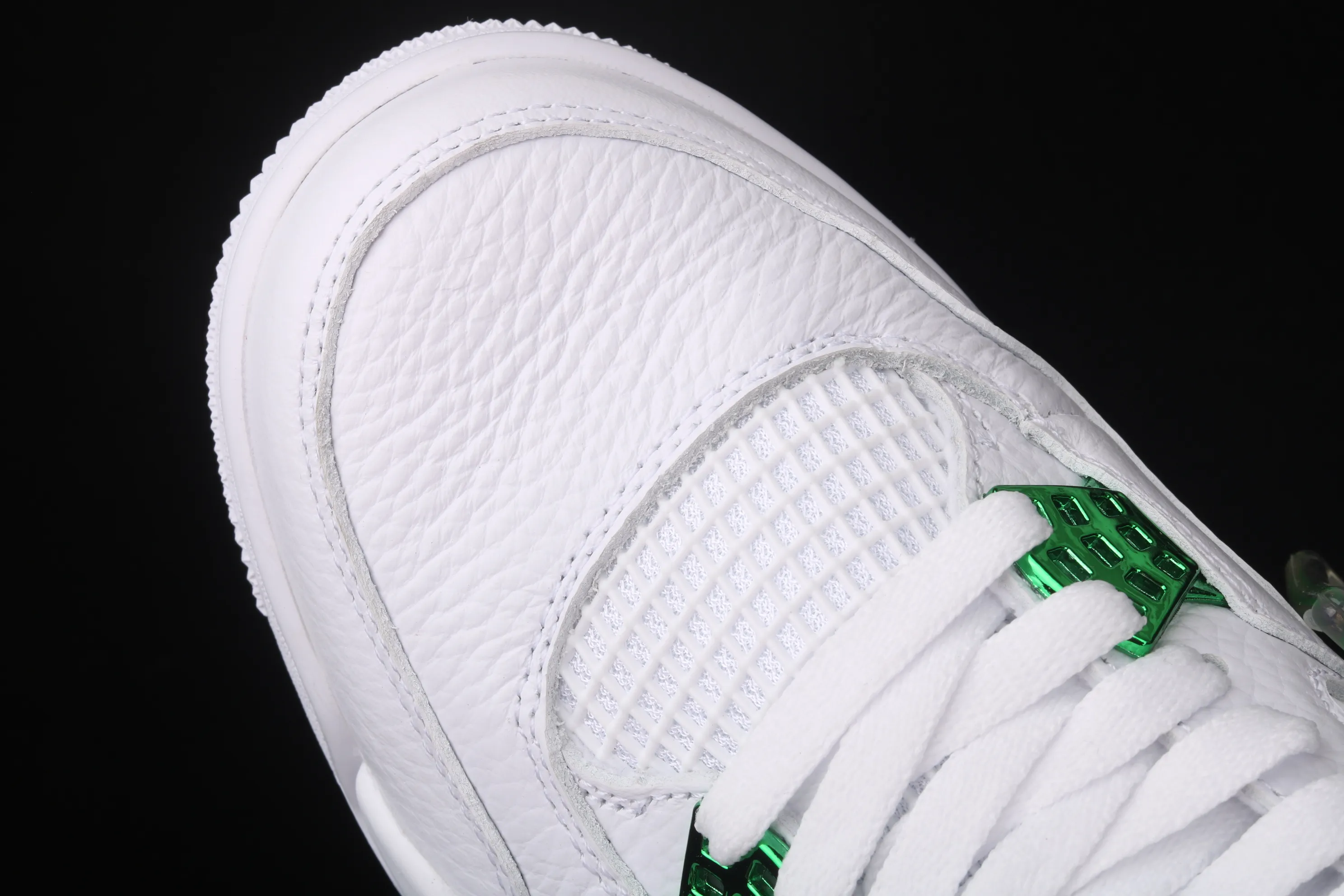 All categories Air Jordan Jordan series basketball shoes Air Jordan 4 Air Jordan 4 "Pine Green" AJ4 Joe 4 white and green CT8527-113